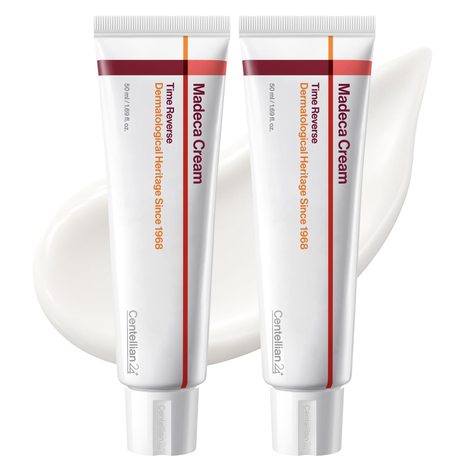 CENTELLIAN 24 front packaging showing pack of two jars and clear benefits