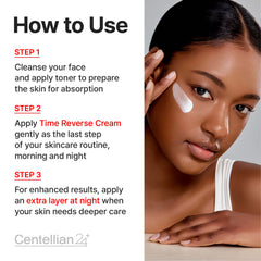 CENTELLIAN 24 label close-up showcasing ingredients and brand heritage