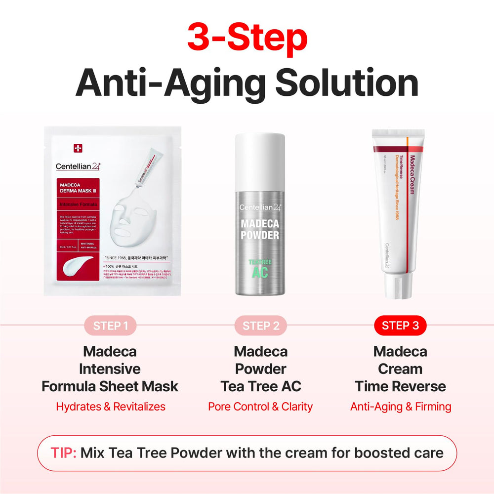 CENTELLIAN 24 in nighttime bathroom routine illustrating restorative use