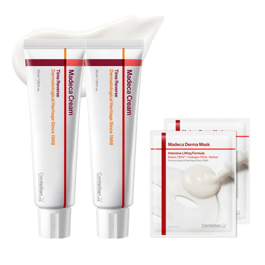CENTELLIAN 24 front view of two Time Reverse cream tubes for firming