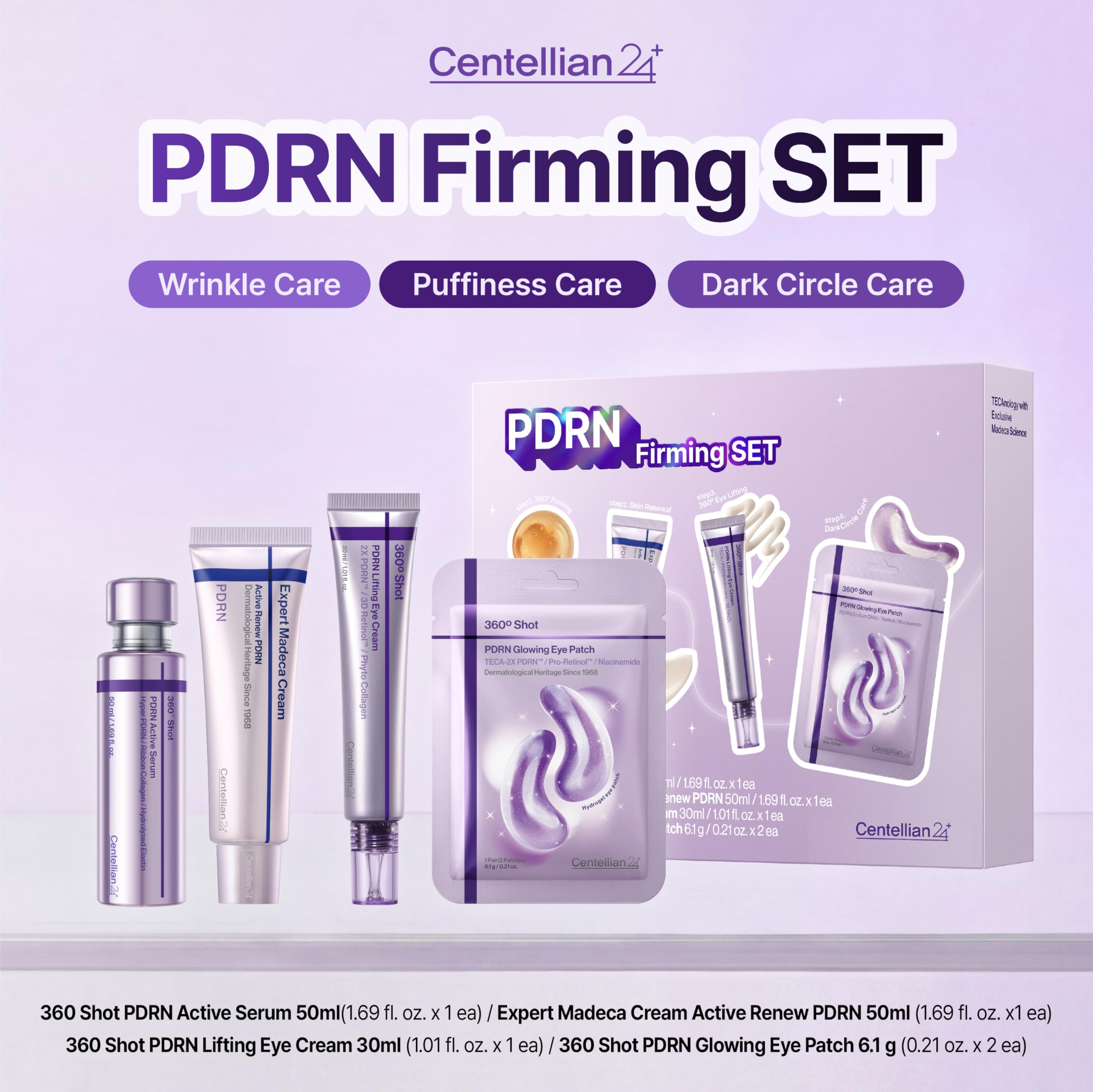 CENTELLIAN 24 PDRN cream tube close-up highlighting firming texture