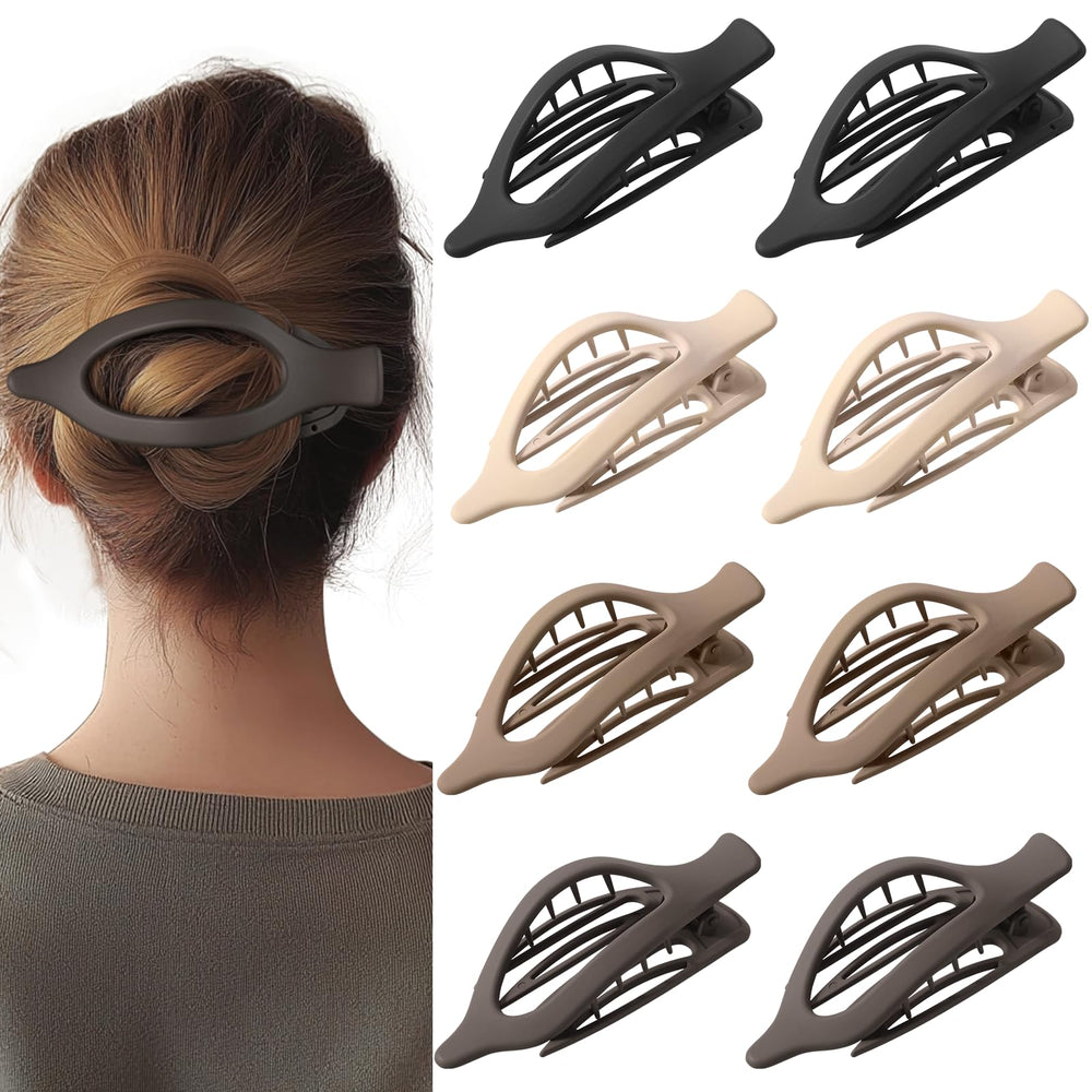 CENTSTAR front packaging showing eight matte French flat hair clips, organized and gift ready