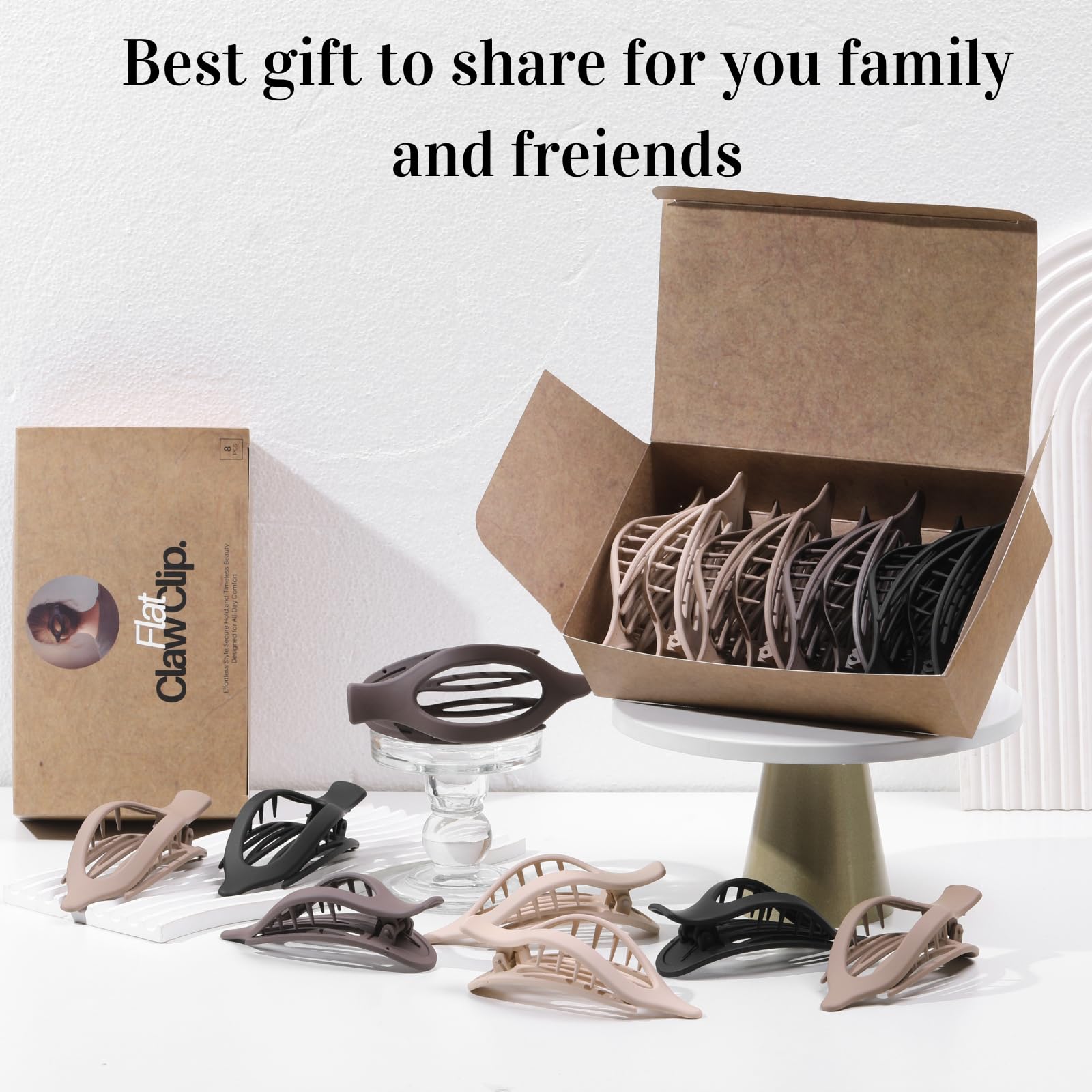 CENTSTAR gift box presentation with clips arranged to convey premium gifting value
