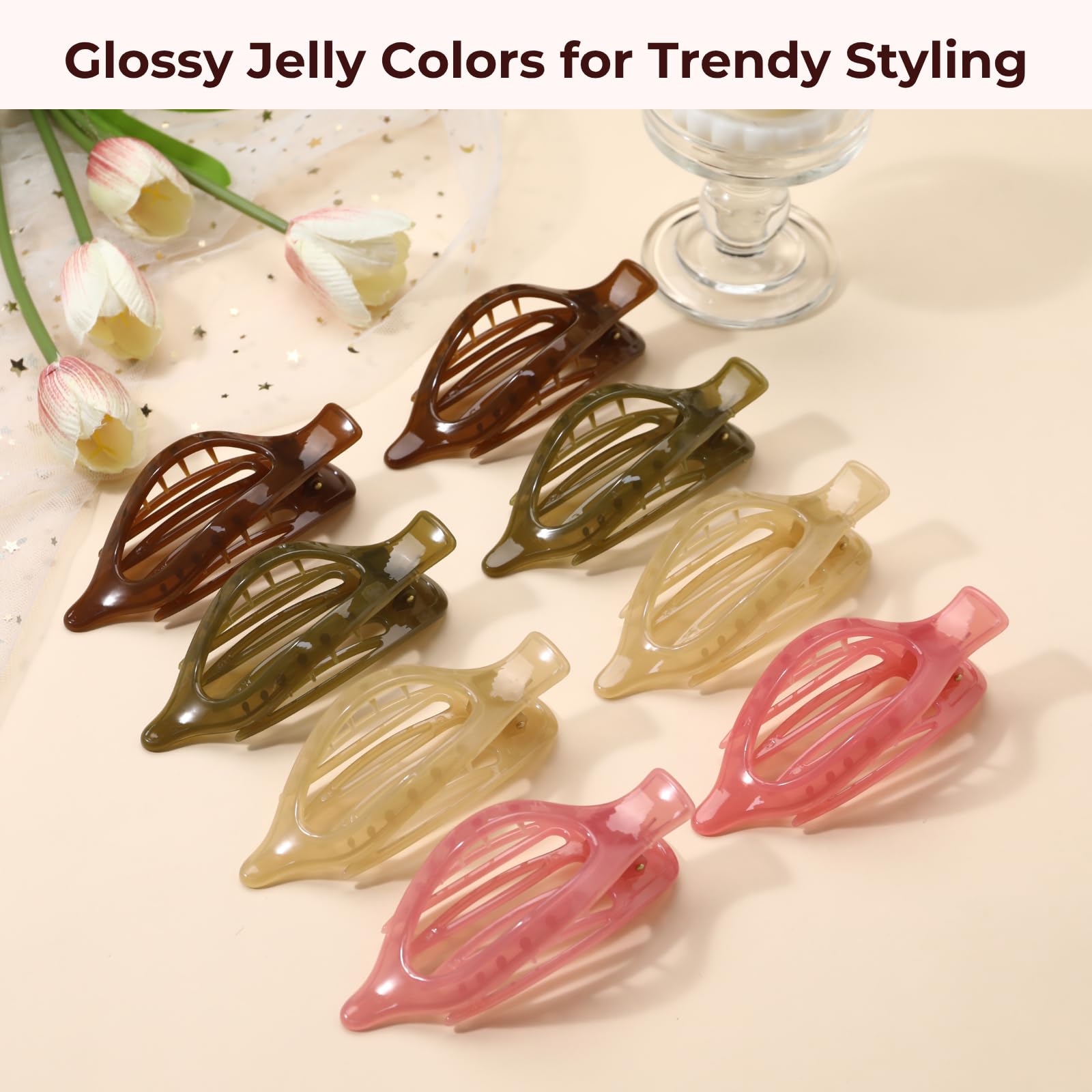 CENTSTAR clip securing half-up hairstyle providing comfortable everyday hold