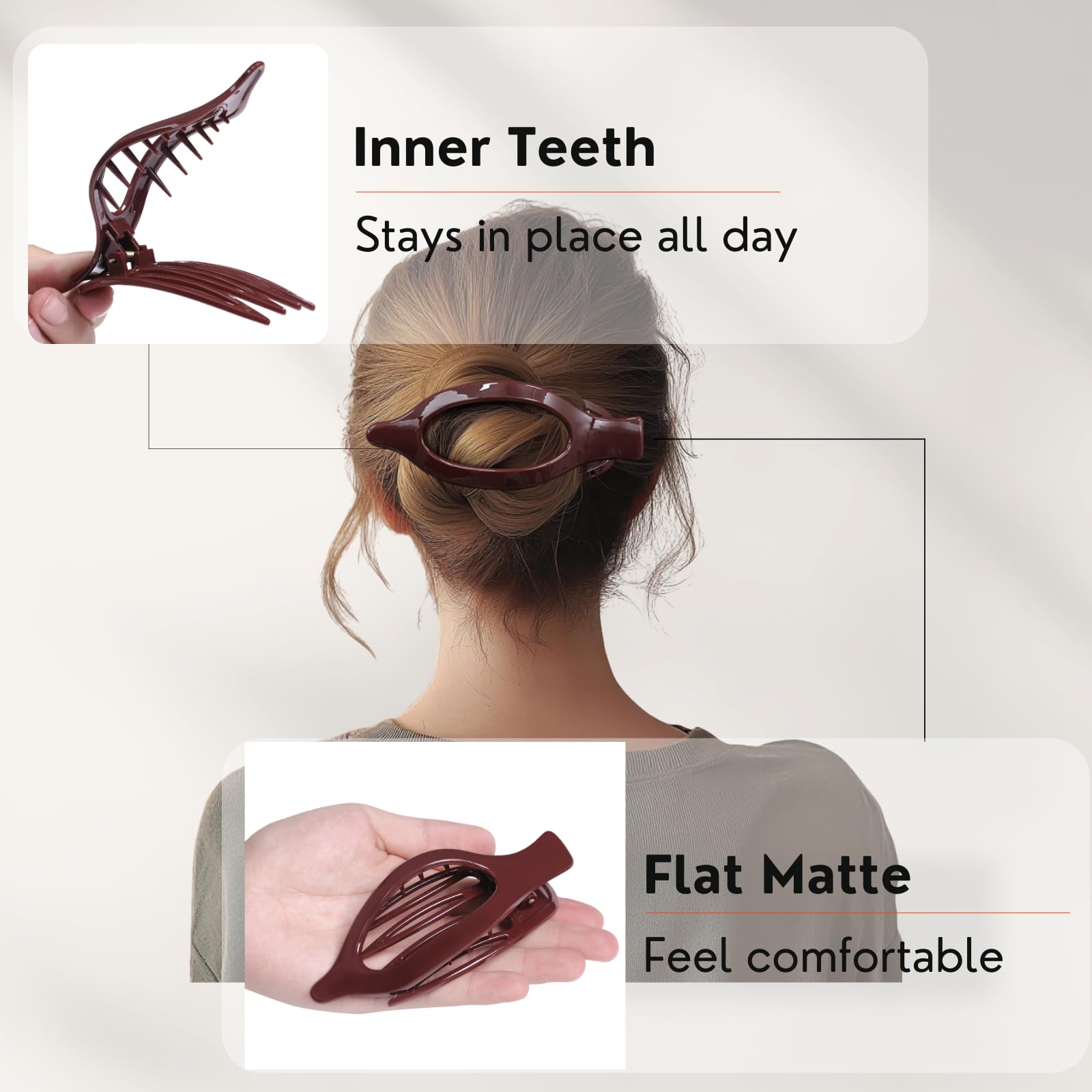 CENTSTAR inner teeth detail revealing long teeth and stronger grip
