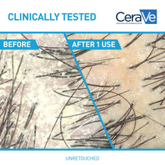 CeraVe bottle pump dispensing shampoo for easy dosing and less waste