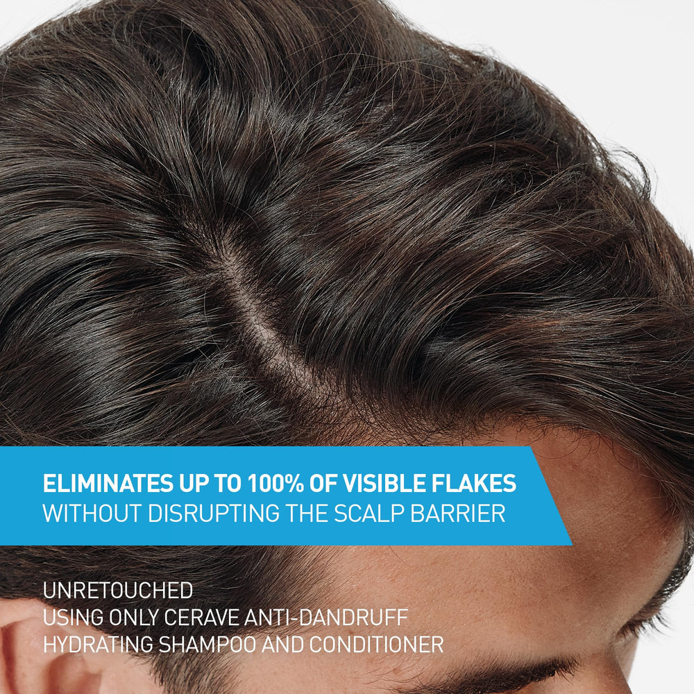 CeraVe shampoo lather texture demonstrating gentle hydrating foam