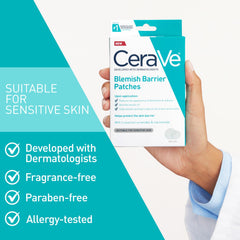 CeraVe tapered patch edge detail for comfortable, low-profile wear