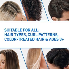 Wet hair after rinsing CeraVe conditioner showing softer, smoother-looking strands