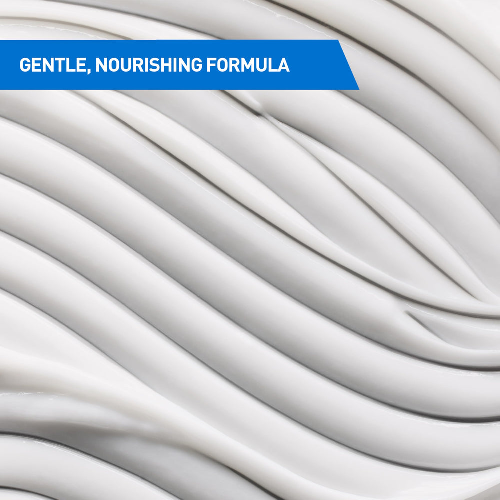 CeraVe conditioner on bathroom shelf in lifestyle scene suggesting daily routine compatibility