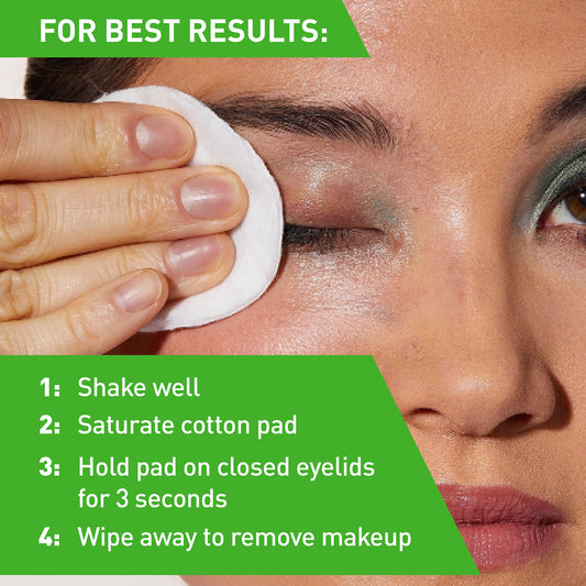 CeraVe liquid texture pouring to show milky bi-phase formula benefit