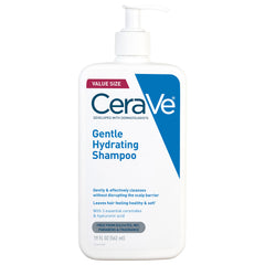 CeraVe front packaging showing bottle and clear label, promotes trust and gentle cleansing