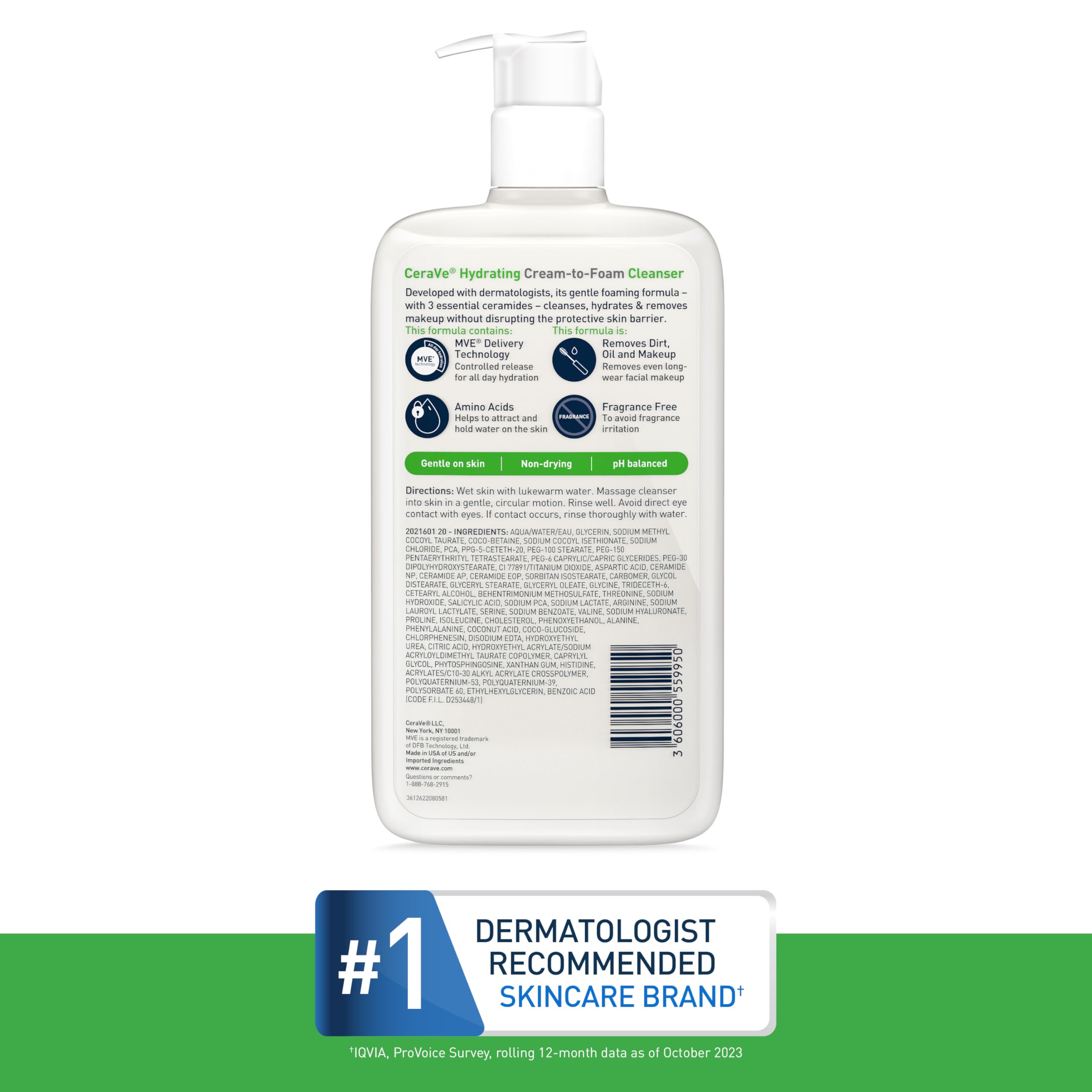 CeraVe cleanser in bathroom routine demonstrating daily hydration benefits