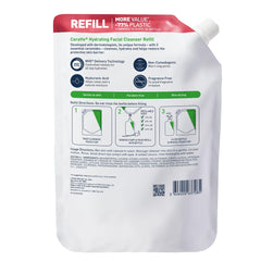 CeraVe refill on a bathroom shelf in lifestyle setting promoting routine