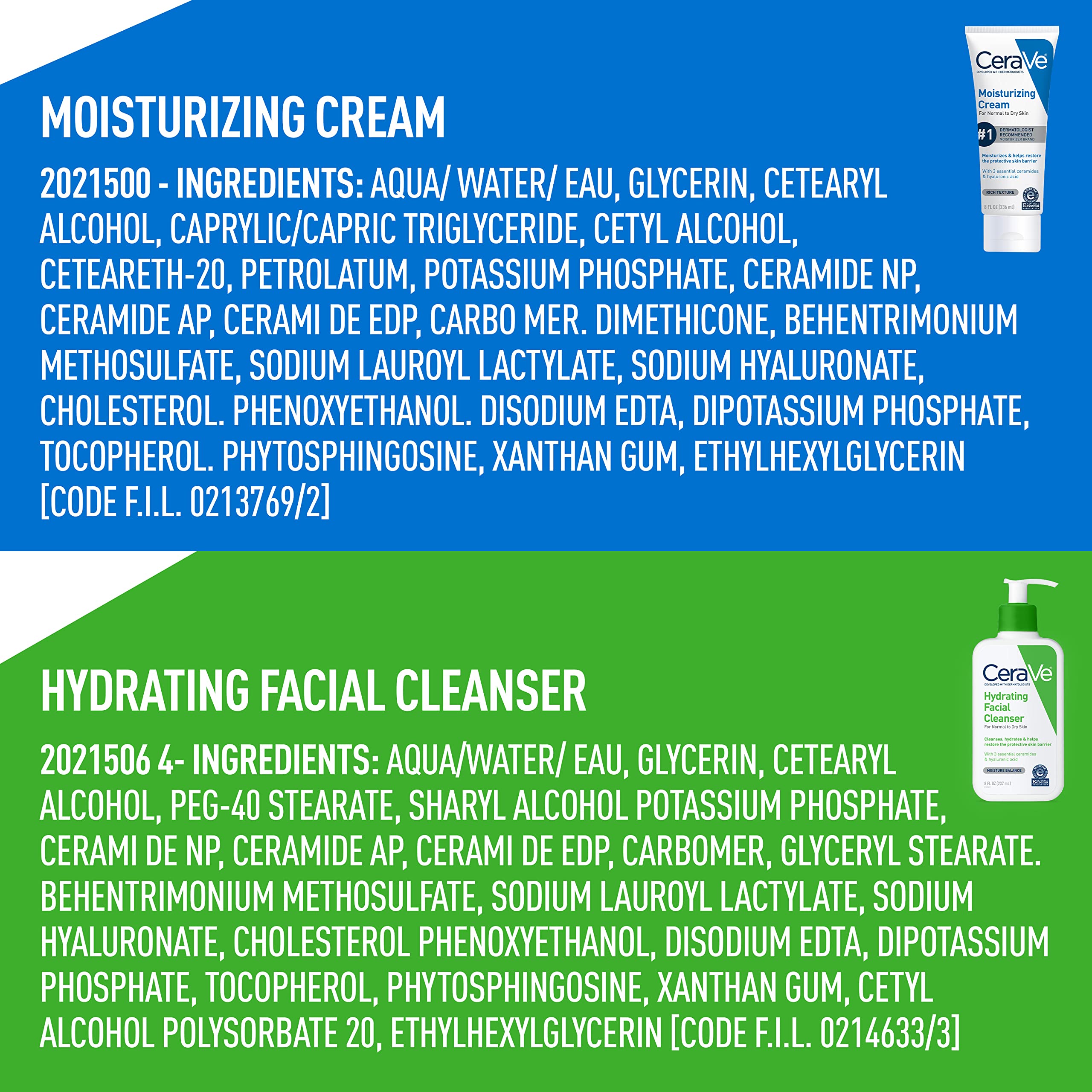 CeraVe hydrating set arranged on bathroom vanity to show daily routine convenience and aesthetic benefit