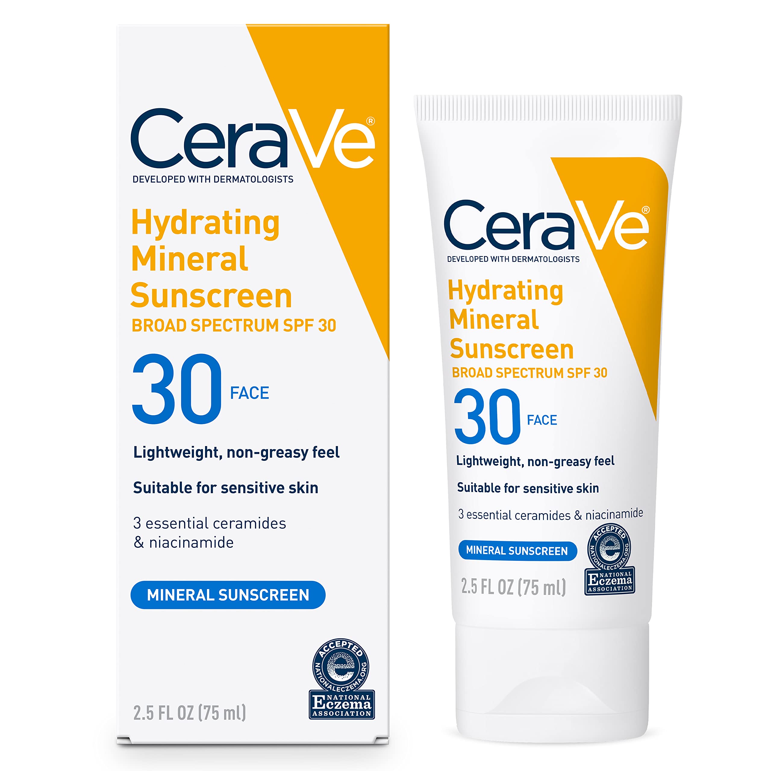 CeraVe front packaging showing SPF 30 and travel-size convenience