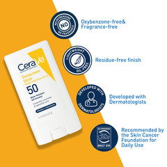 CeraVe stick creamy texture close-up showing smooth clear blend benefit