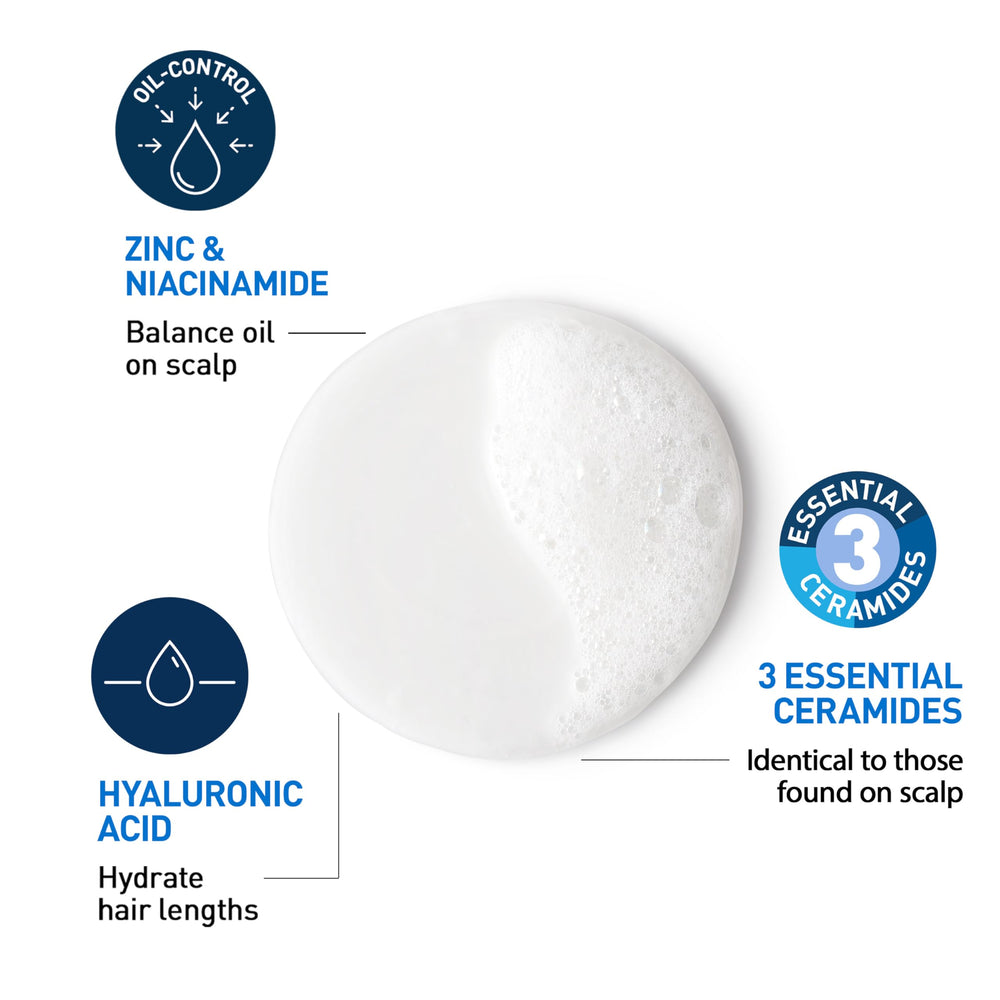 CeraVe ingredients label showing ceramides zinc PCA and hyaluronic acid