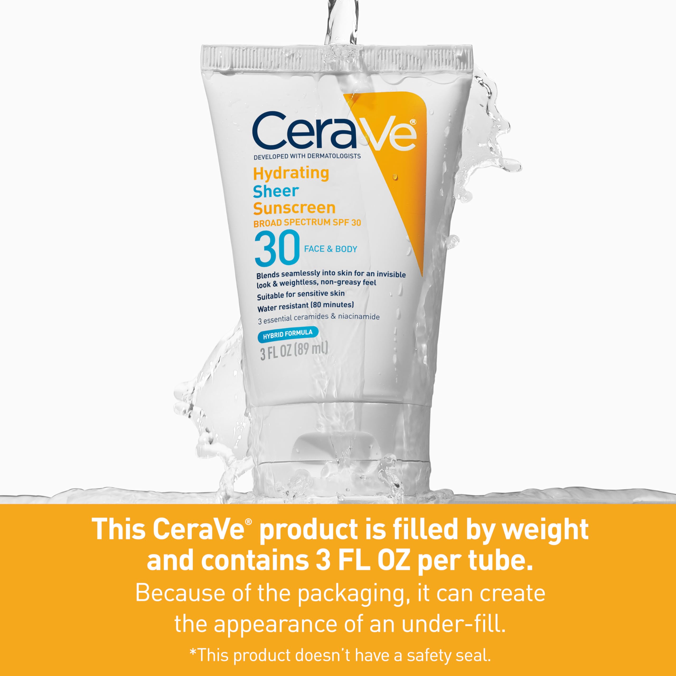 CeraVe sunscreen on runner at beach demonstrating water-resistant performance