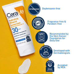 CeraVe creamy lotion texture up close showing blendable, hydrating finish