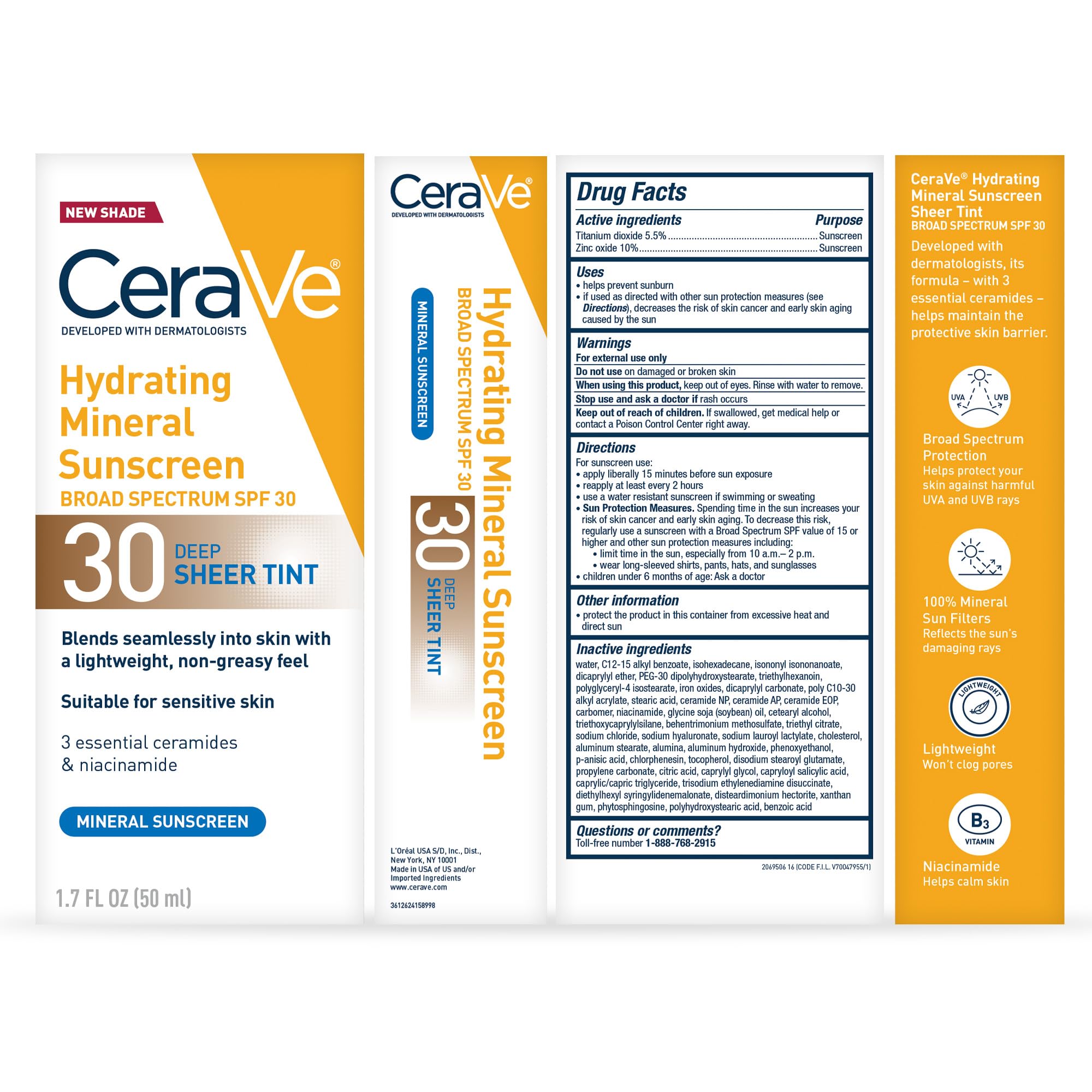 CeraVe layered under makeup showing primer effect and smooth complexion