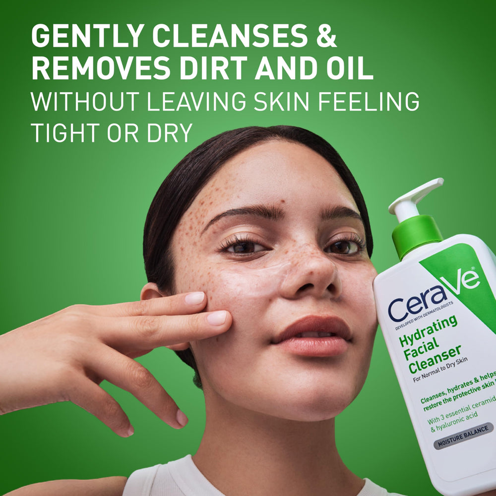 CeraVe cream texture close-up highlighting smooth lotion feel