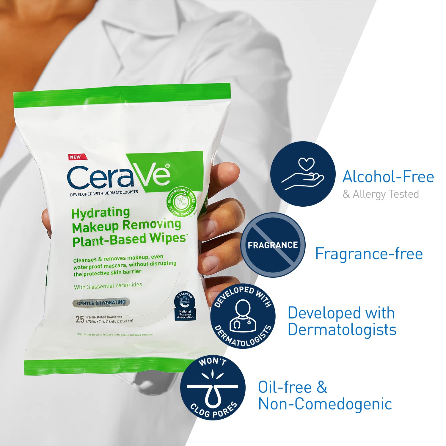 CeraVe ingredients label showing ceramides and glycerin for barrier support
