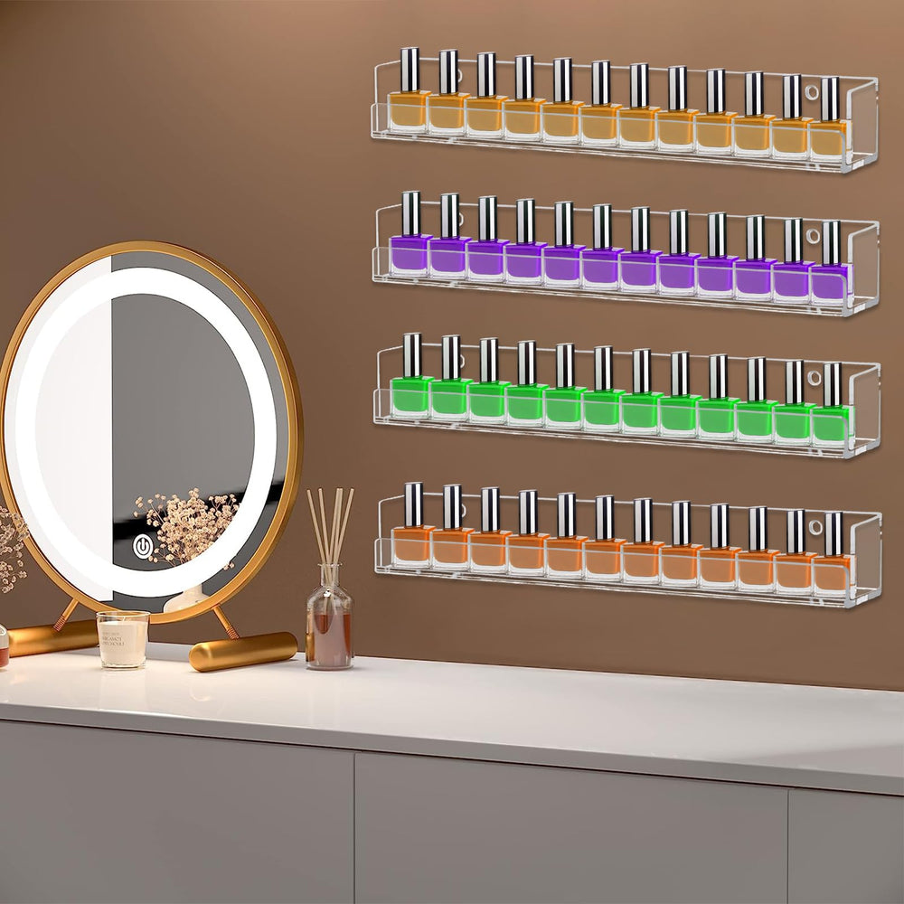 Cerpourt shelf next to a hand for scale illustrating compact size and efficient use
