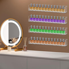 Cerpourt shelf next to a hand for scale illustrating compact size and efficient use