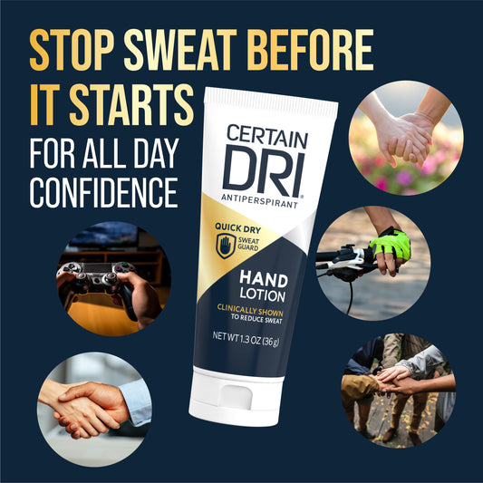 Certain Dri back label with directions visible for safe, effective use