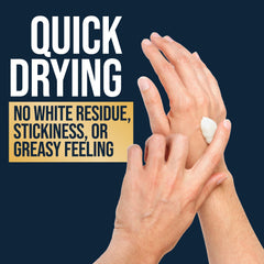 Certain Dri lotion texture closeup highlighting fast absorption benefit