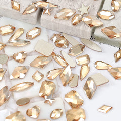 CESUSME close-up of crystal facets revealing sparkle for high-shine nail accents