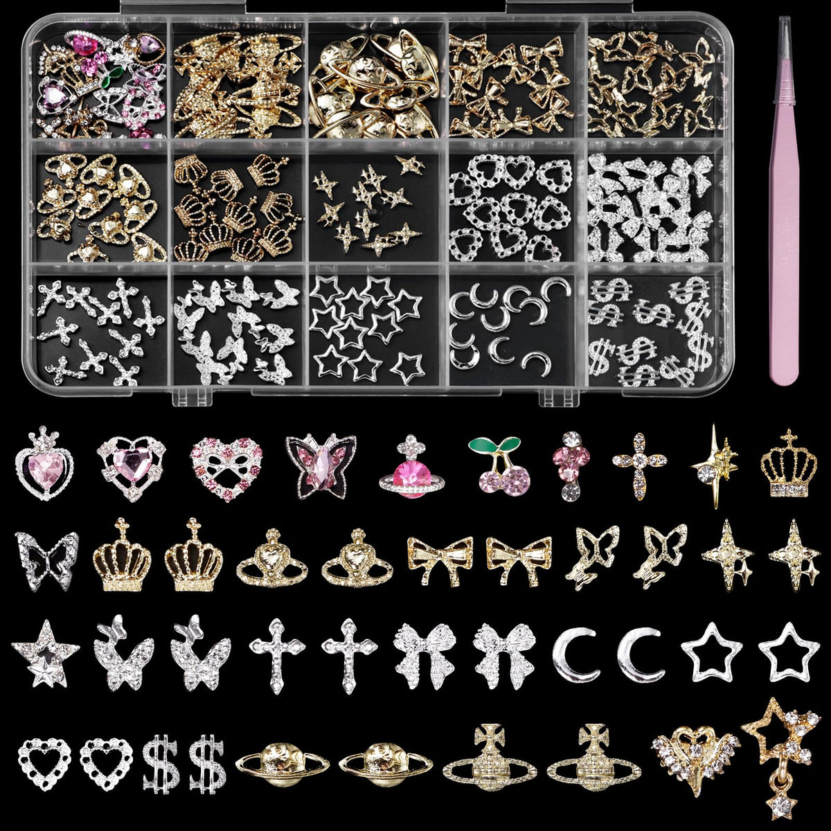 CESUSME front packaging showing full charm assortment and convenience