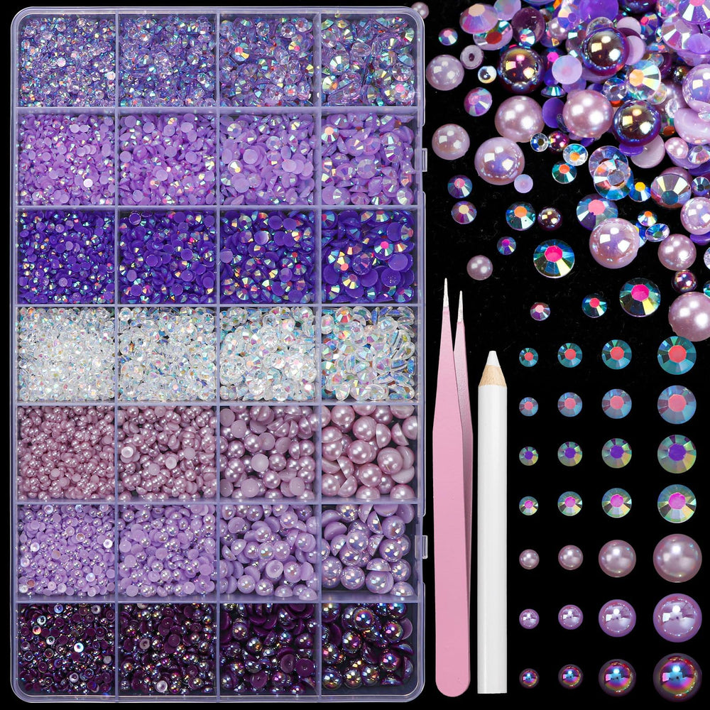 CESUSME front packaging showing full purple bedazzle kit and quantity benefits