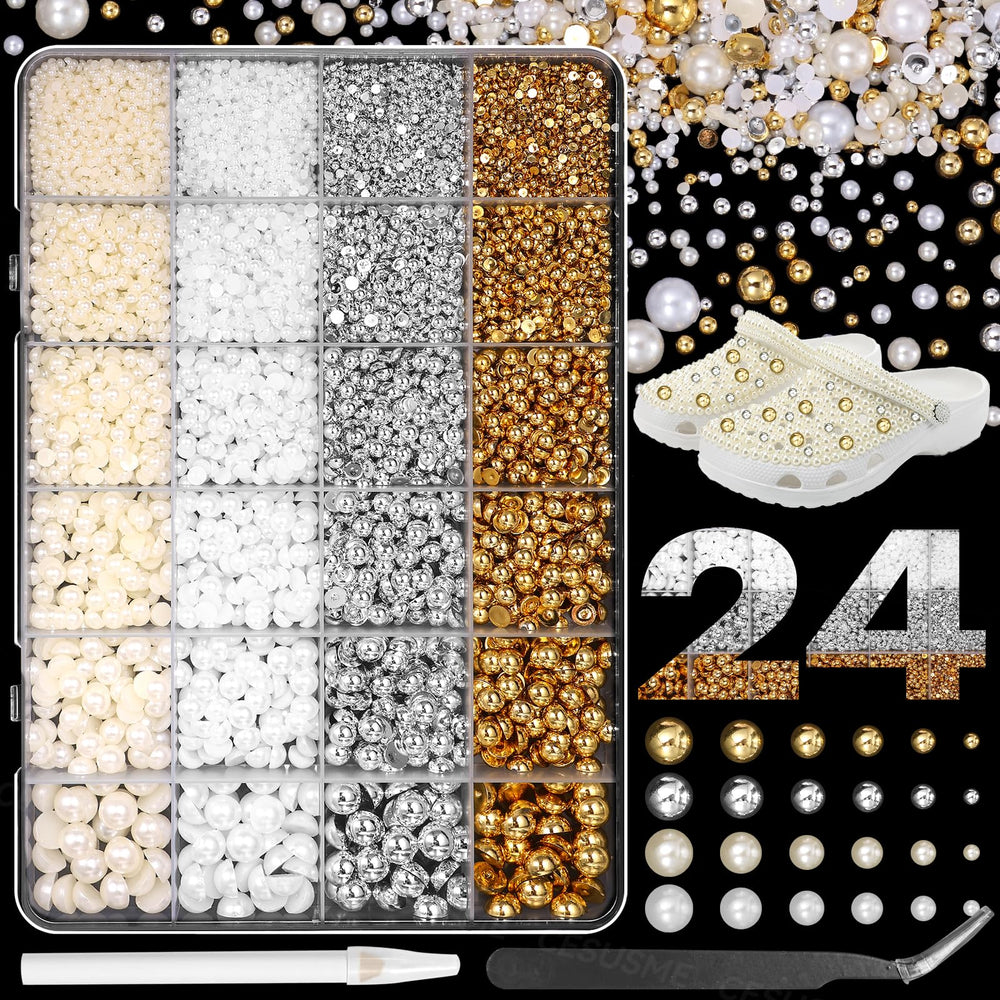 CESUSME front packaging showing grid case and included tools for organized crafting