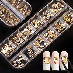 CESUSME decoration on nails highlighting 3D crystal effect and professional finish
