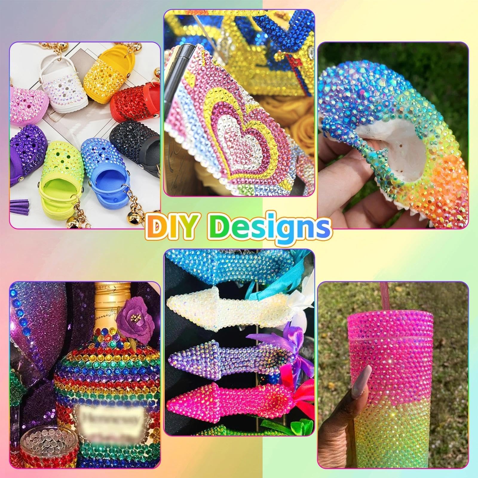 CESUSME gems held in hand showing 3mm scale for detailed embellishment