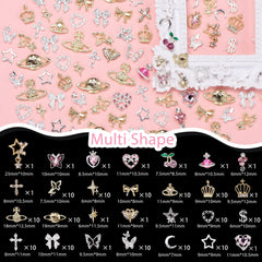 CESUSME assorted charm shapes displayed to inspire nail designs