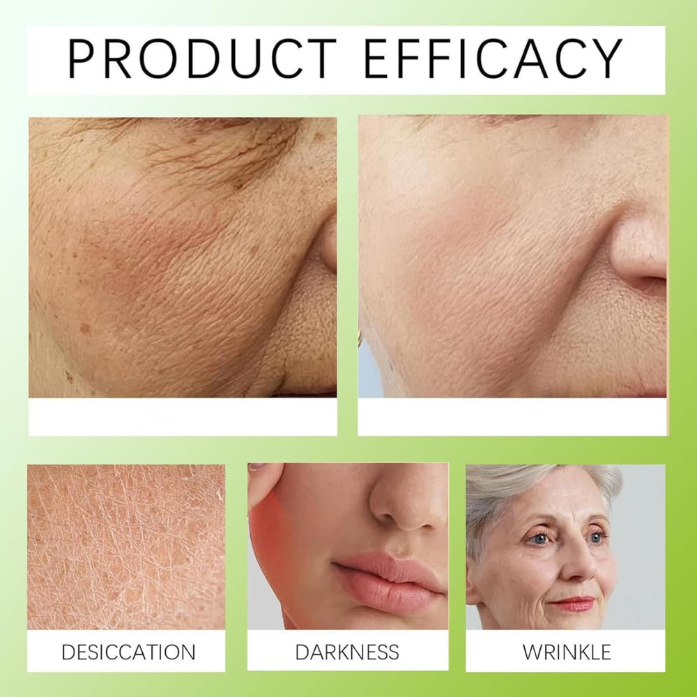Applying Cetaforten to face demonstrating targeted smoothing benefit