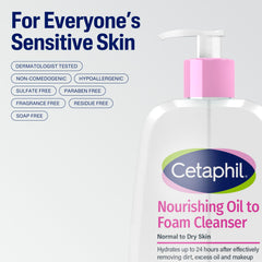 Cetaphil 8 fl oz bottle next to hand for true size reference