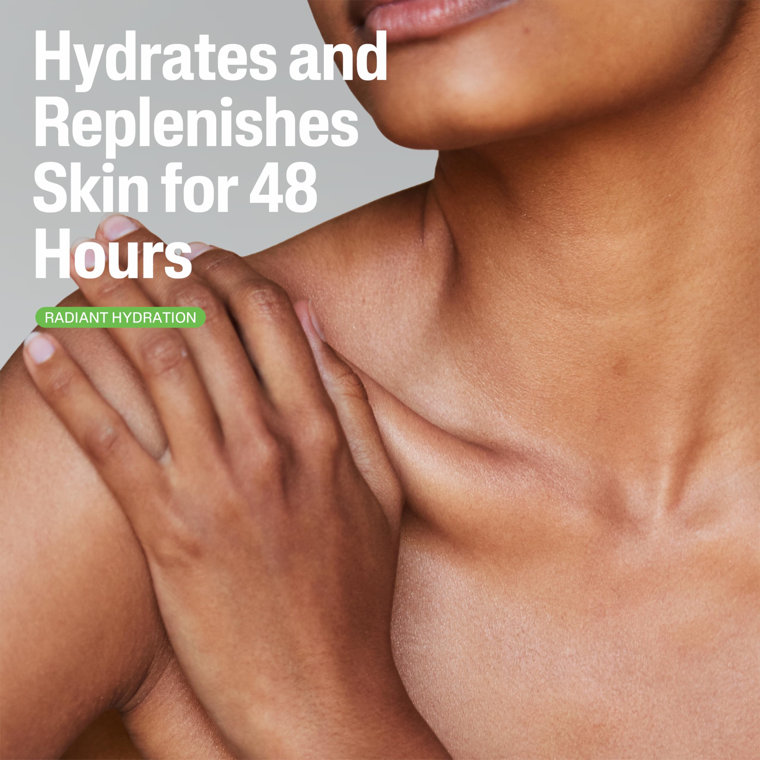Applying Cetaphil cream on hand to demonstrate quick absorption and softness