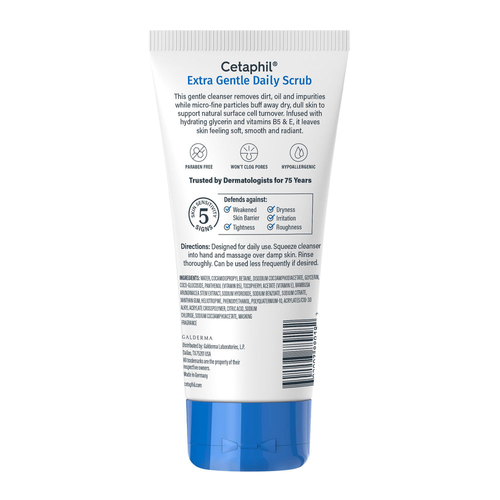 Cetaphil tube staged on bathroom counter showing how it fits into daily skincare routine