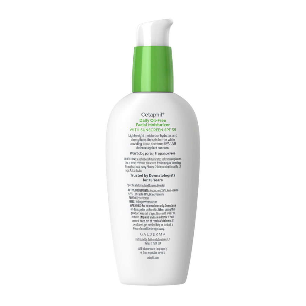 Cetaphil before and after application showing smoother hydrated skin