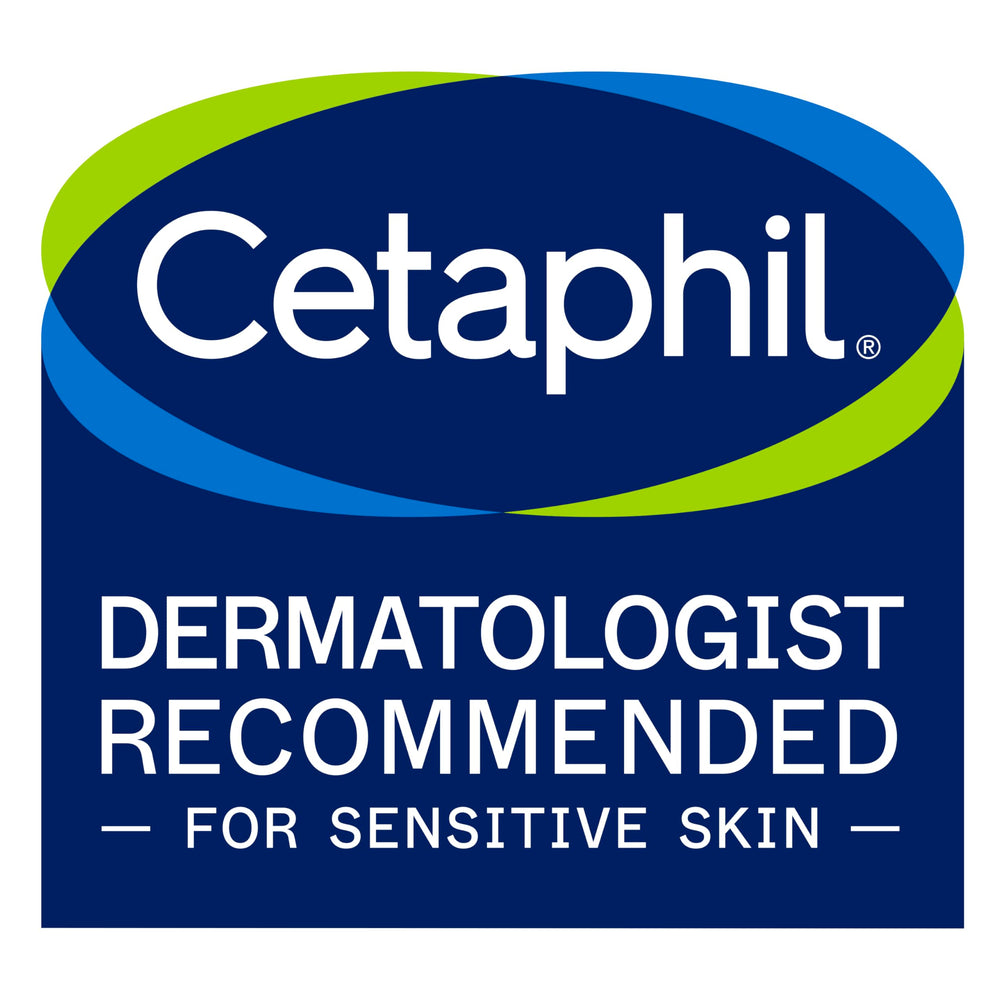 Cetaphil before and after gentle cleanse showing balanced skin appearance
