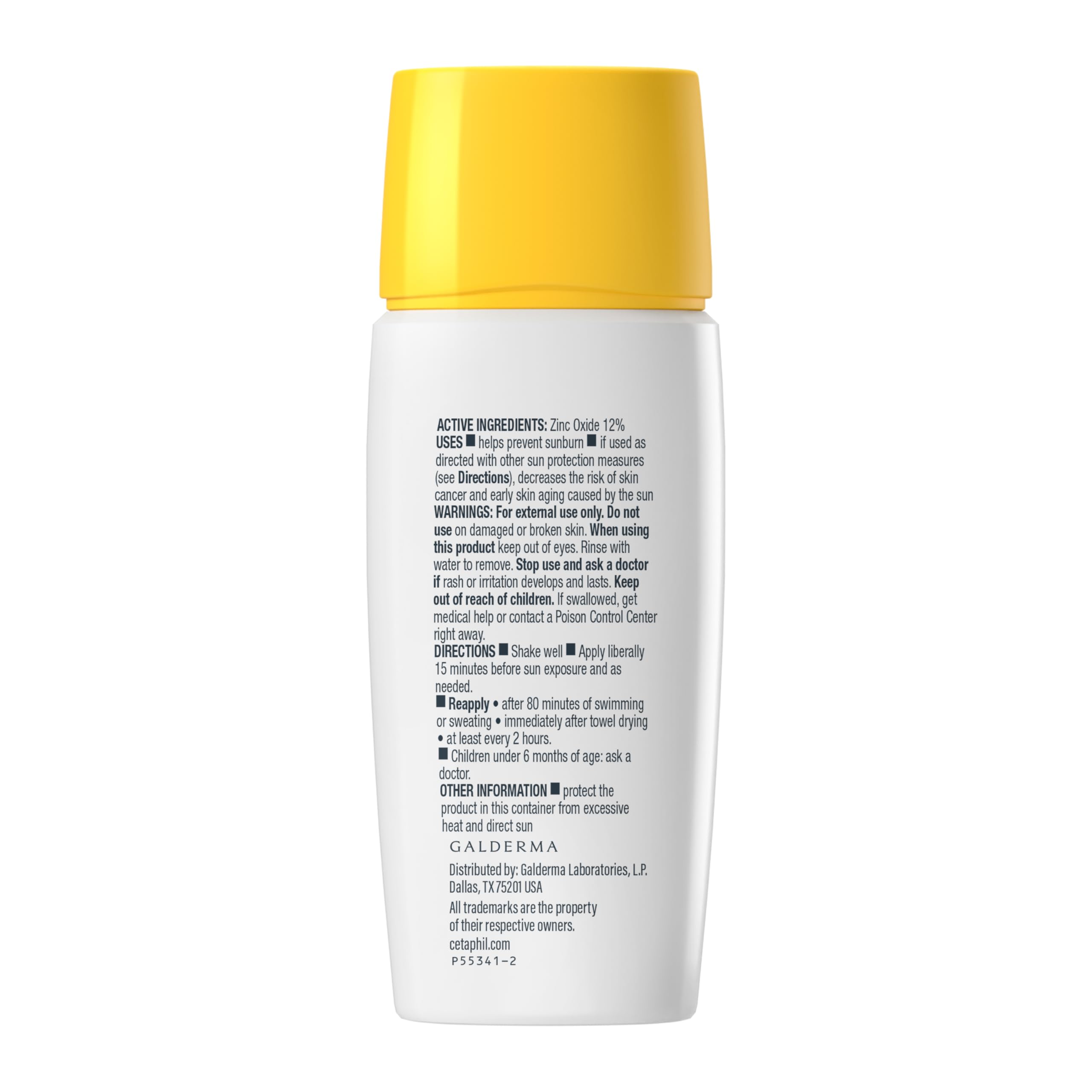 Cetaphil bottle neck and nozzle showing precise dispensing benefit