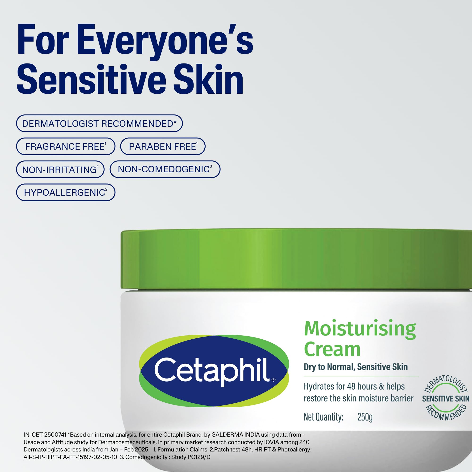 Cetaphil on elbows and feet targeting very dry areas for intense moisture