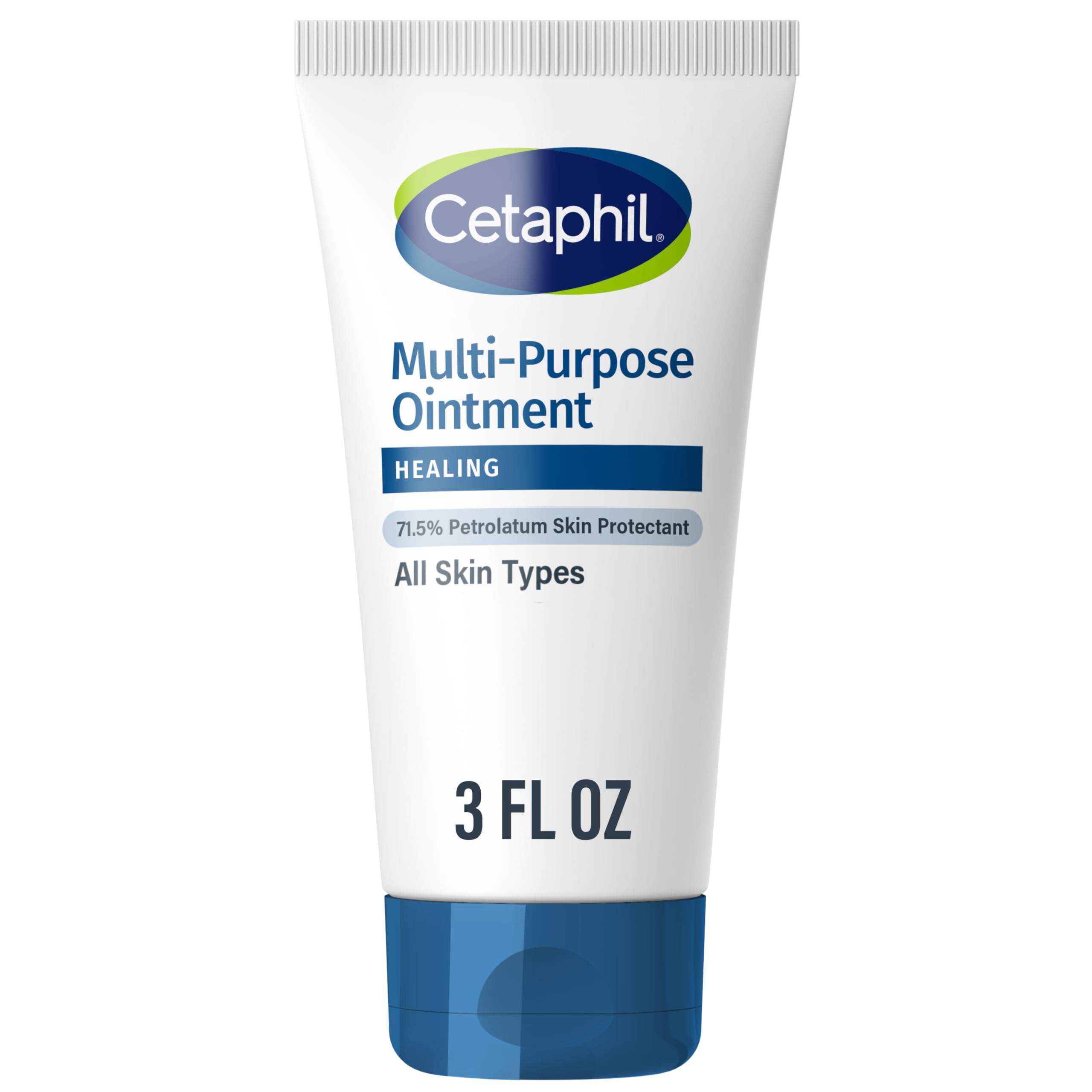 Cetaphil front packaging 3 oz showing compact tube and clear branding benefits