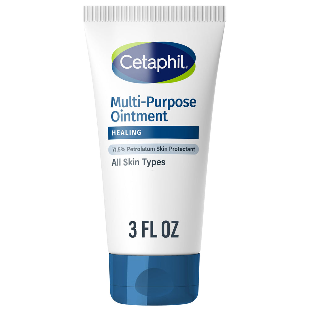 Cetaphil front packaging 3 oz showing compact tube and clear branding benefits