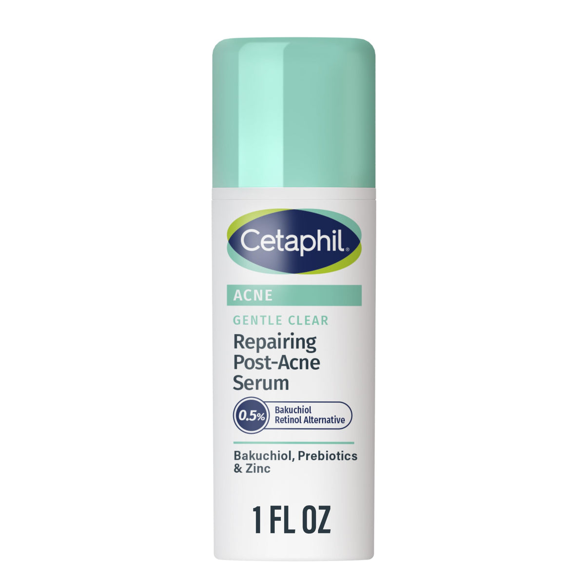 Cetaphil front packaging showing bottle and clear benefits for sensitive skin