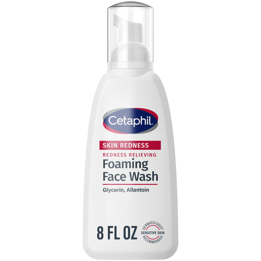 Cetaphil front pump bottle showing clean packaging and easy dispensing benefit